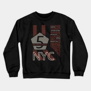 New York 5 borough Crewneck Sweatshirt